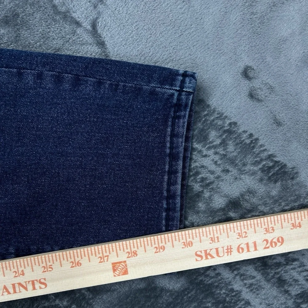 NWT True‎ Religion Dark Blue Red Stitch 34X30 Geno Relaxed Big T Flap $204 new